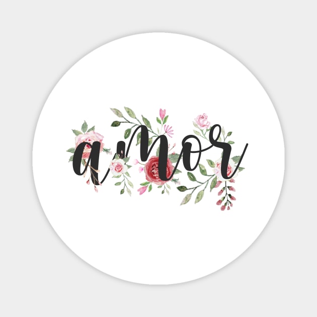 Amor in watercolor Magnet by LatiendadeAryam